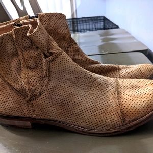 Free People Shadow Lark perforated to ankle boot